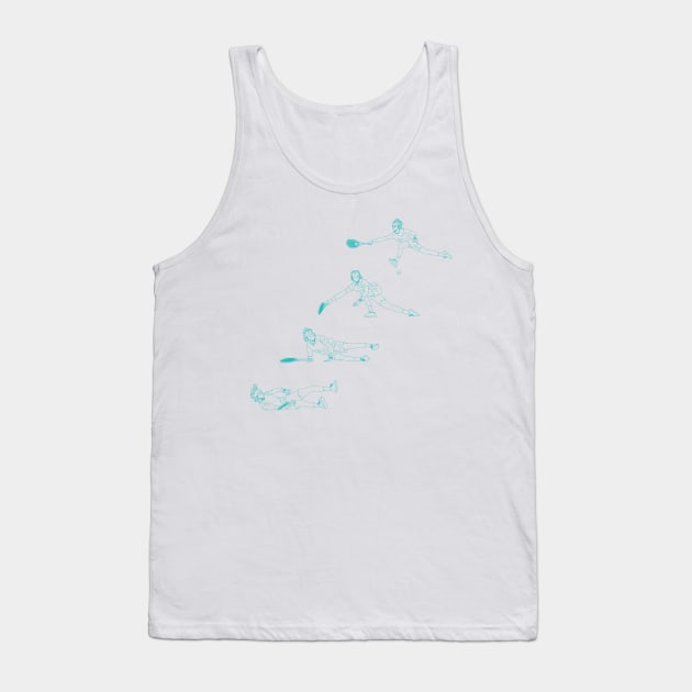 Andrey Rublev Dive on Grass! Tank Top by dotbyedot